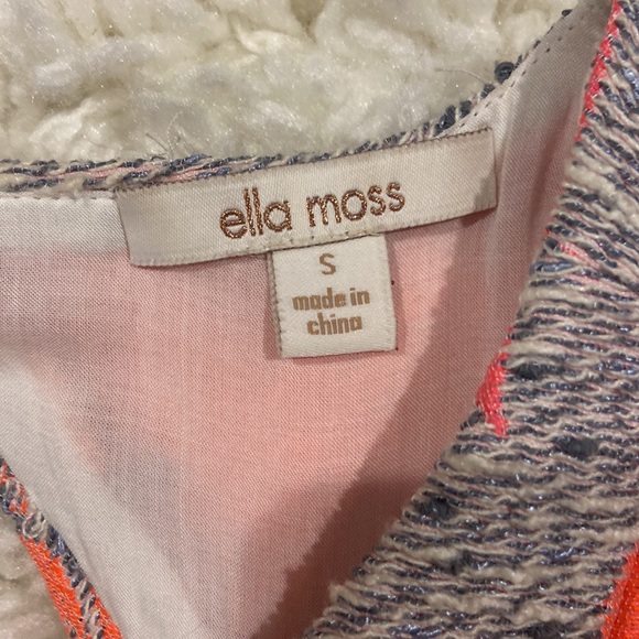 Ella Moss Orange floral dress - Picture 2 of 4